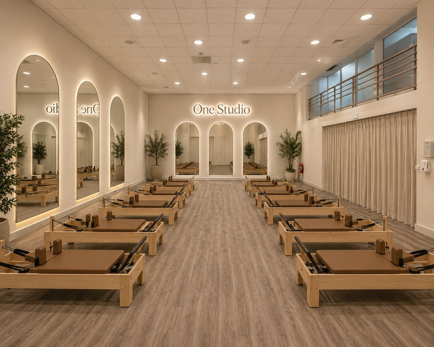 Salle de Pilates Reformer, One Studio